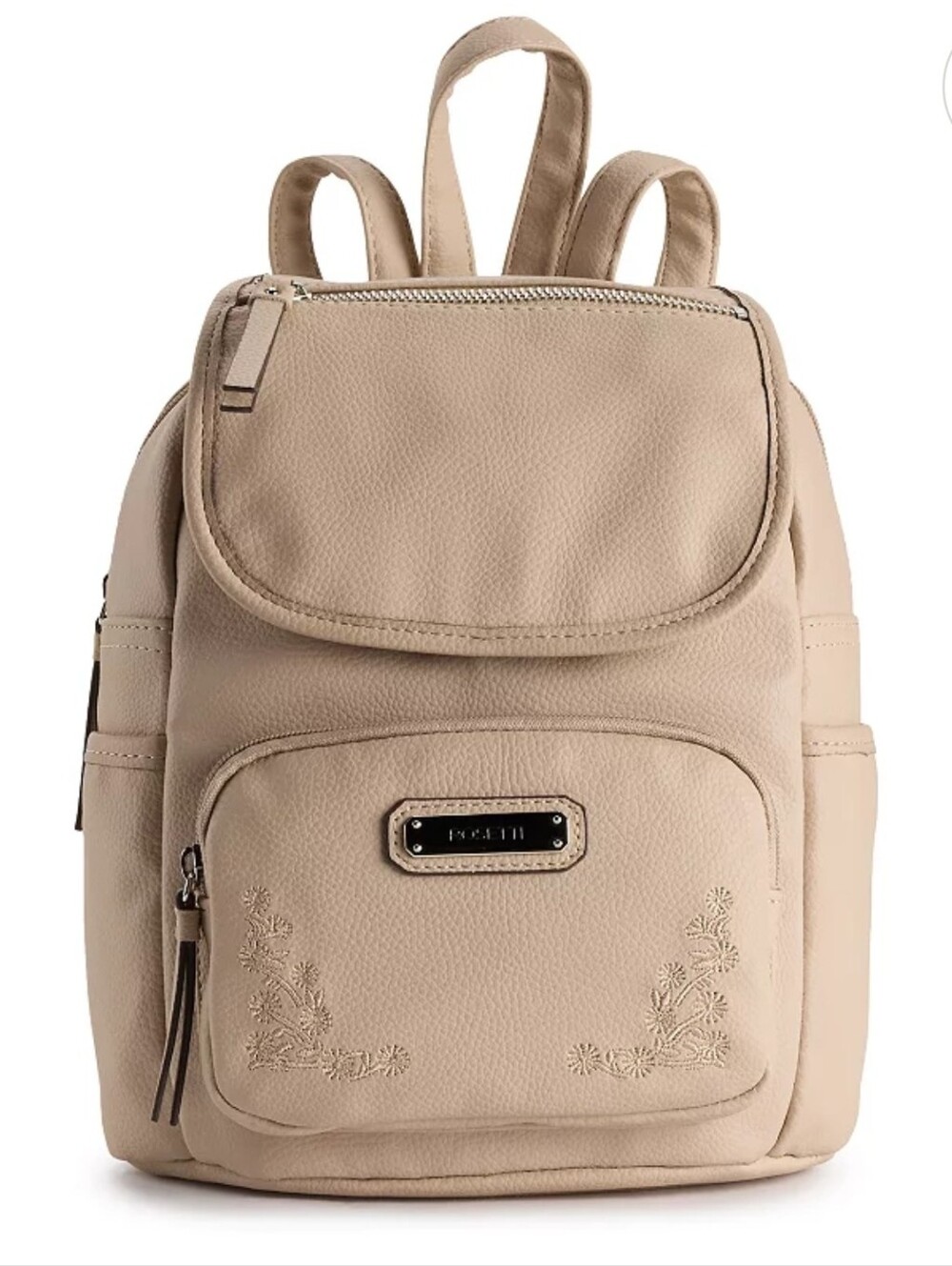 Rosetti Beige Backpack with Floral Detail